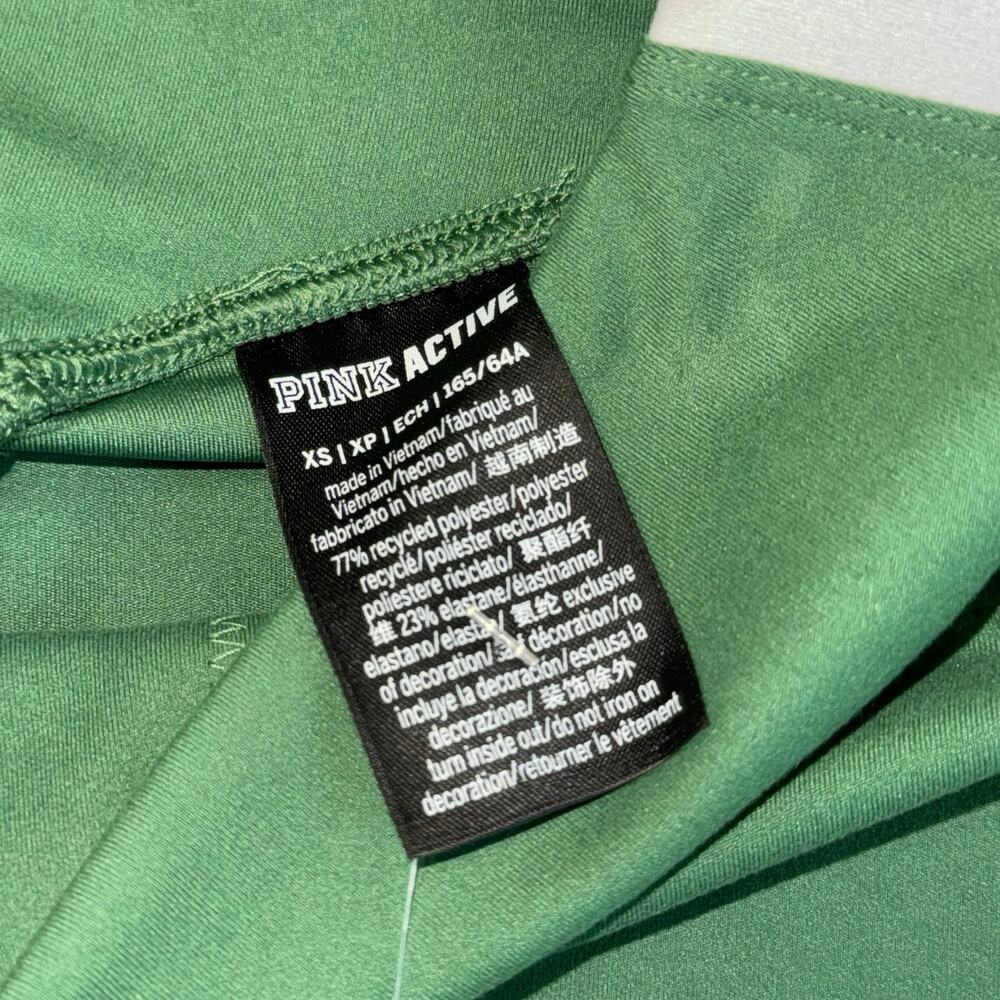 Victoria's Secret PINK 6" Soft Ultimate High-Waist Biker Shorts XS Green NWT NEW - Picture 3 of 5